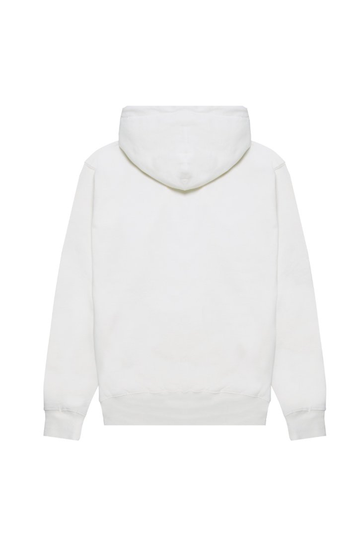 SUEDE1988 white hoodie, back