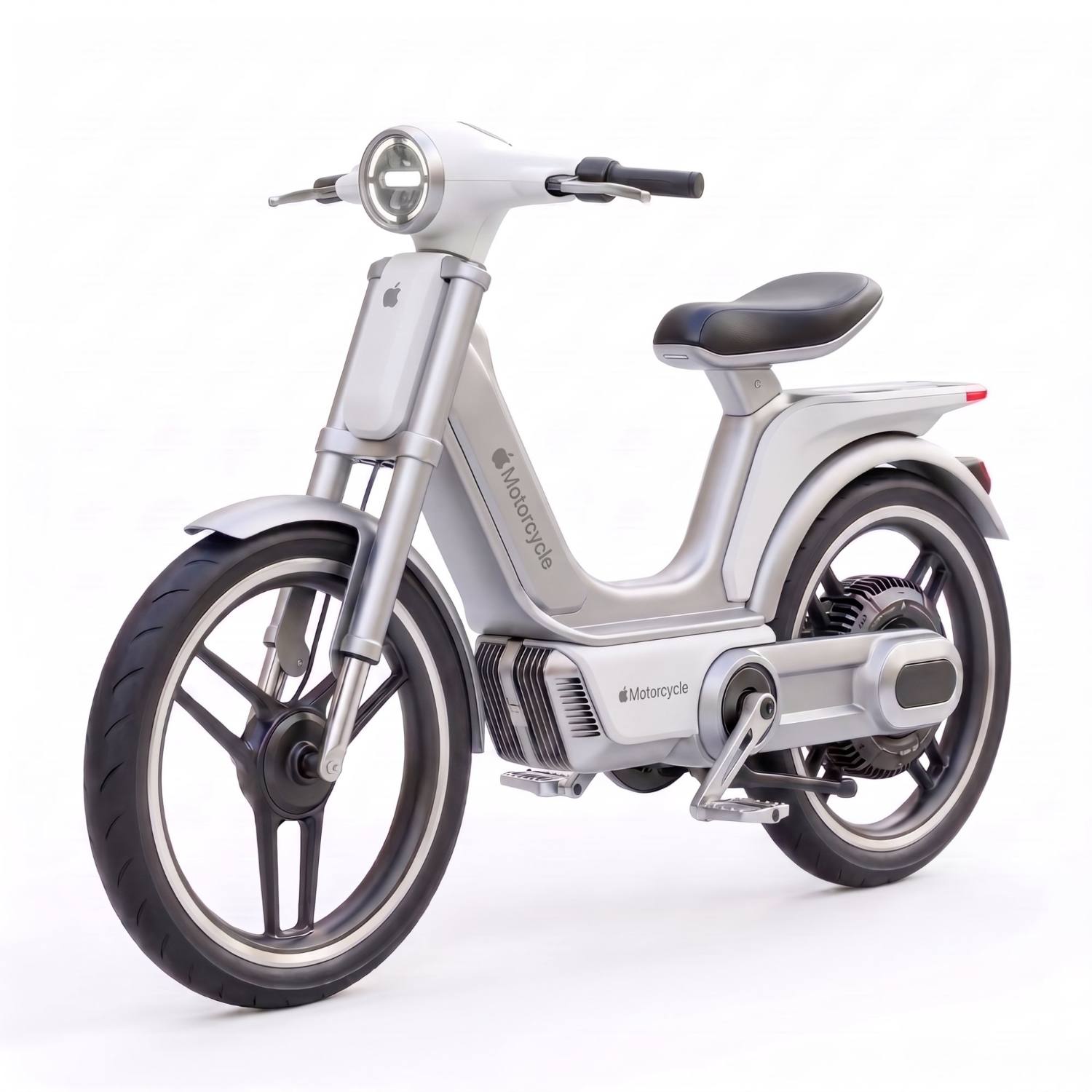 Apple urban mobility concept, electric moped render