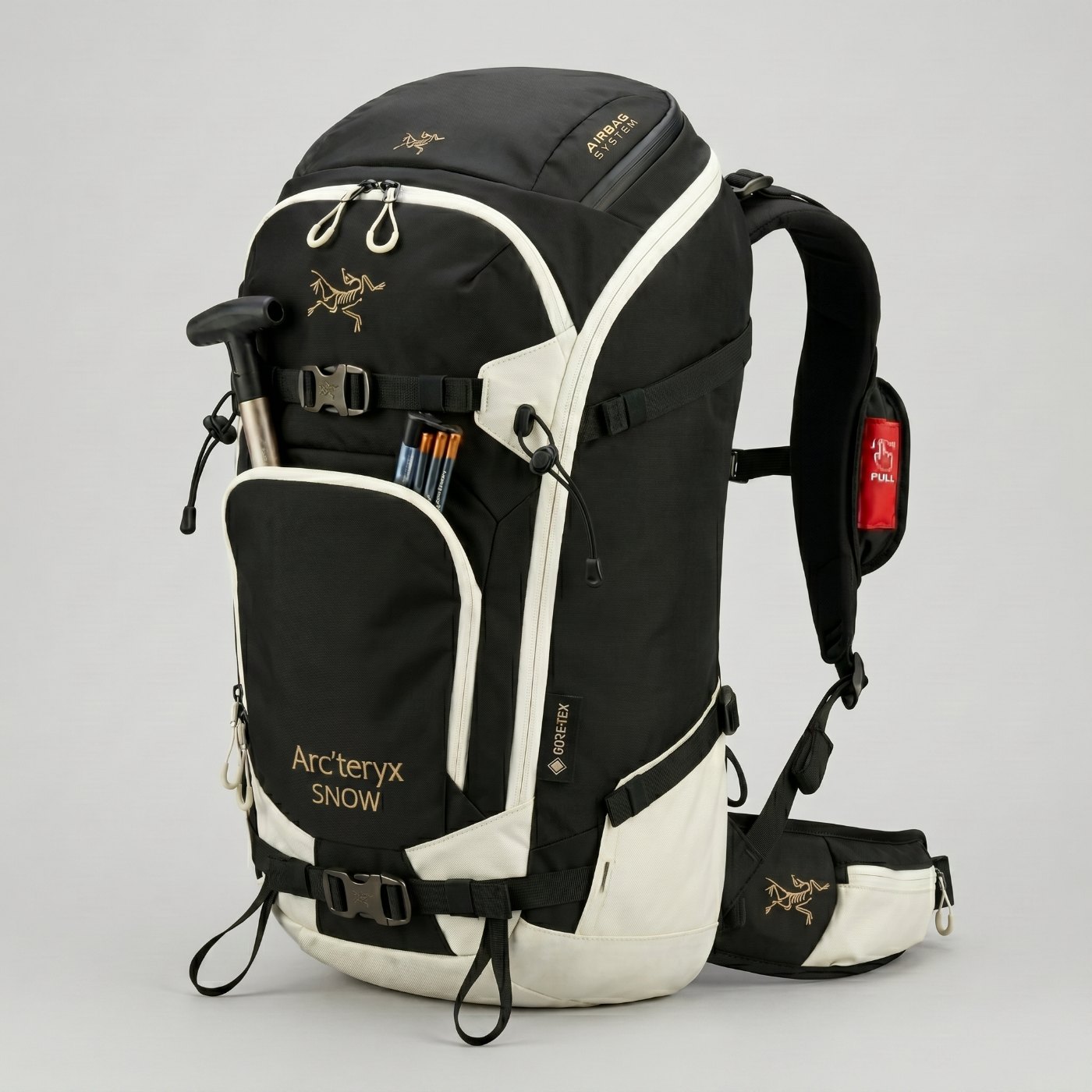 Avalanche airbag backpack
