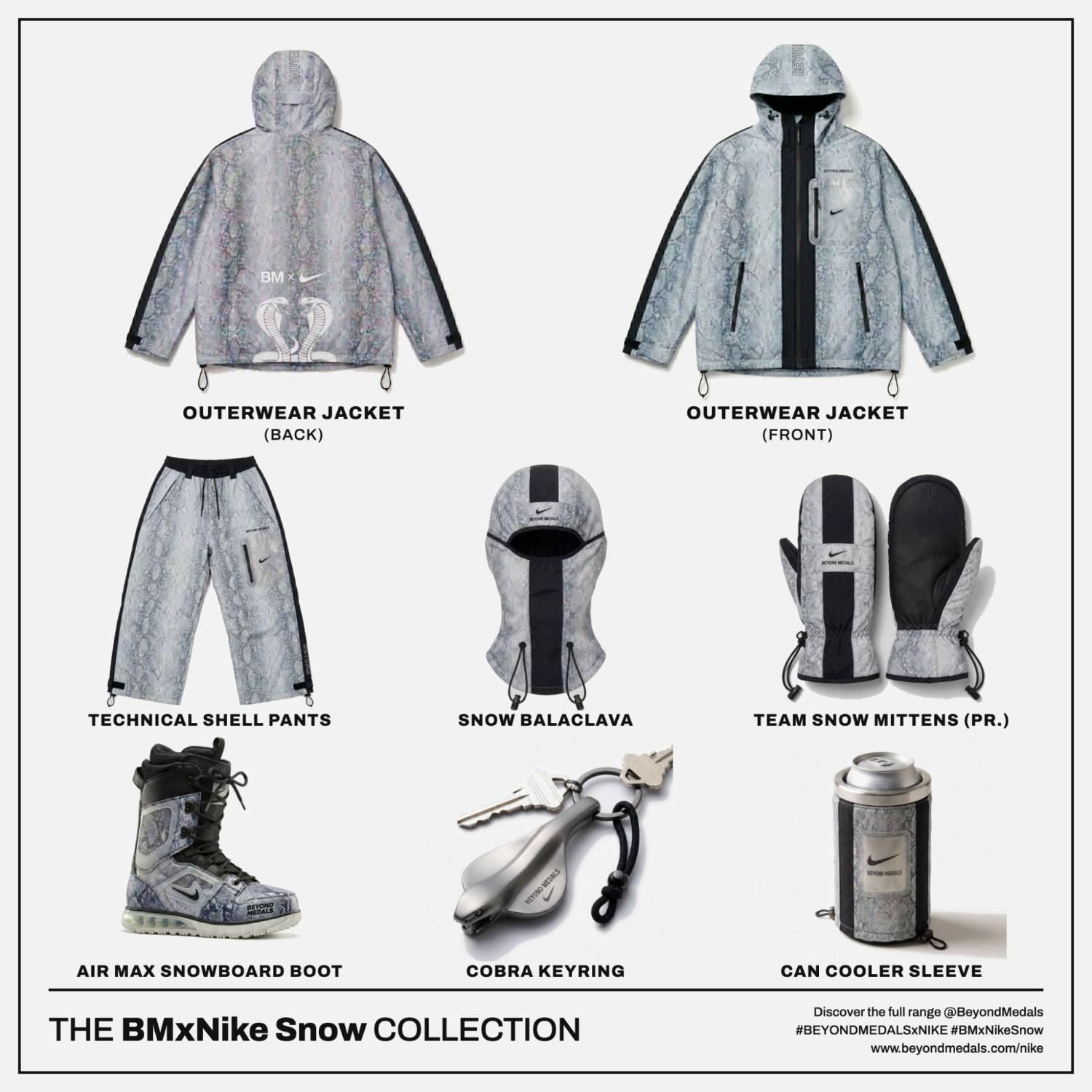 Beyond Medals × Nike capsule sheet