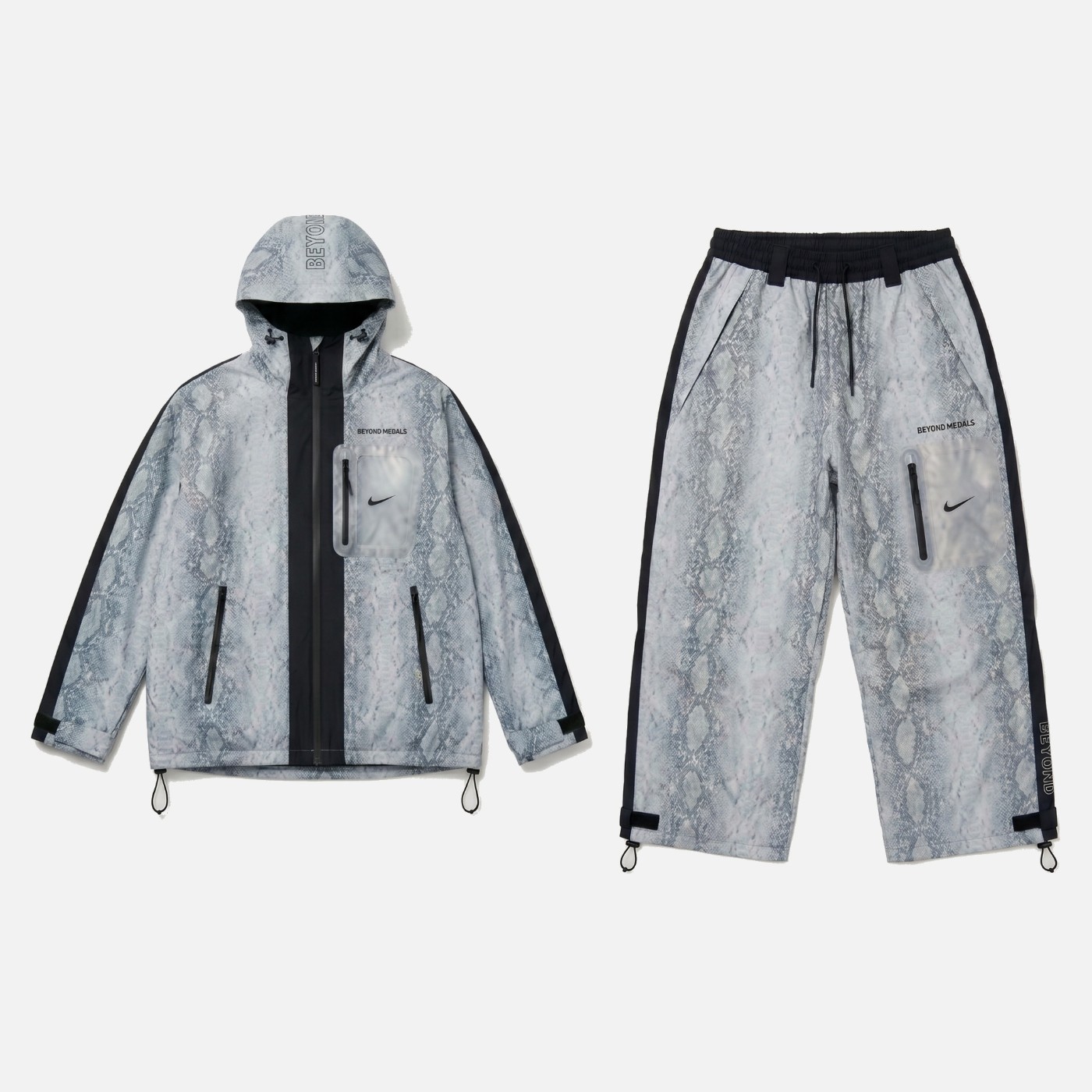 Beyond Medals x Nike snakeskin print jacket and pants