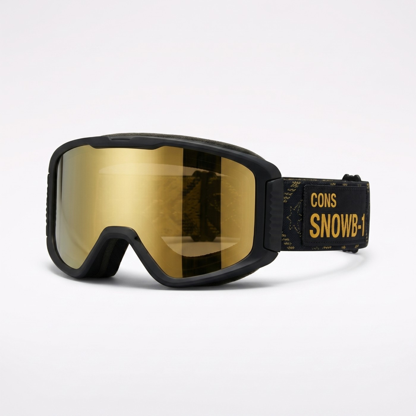 Converse CONS goggles with gold mirror lens