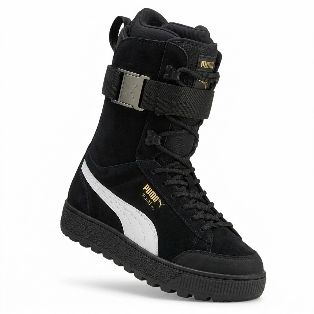 PUMA Suede XL snowboard boot in black suede