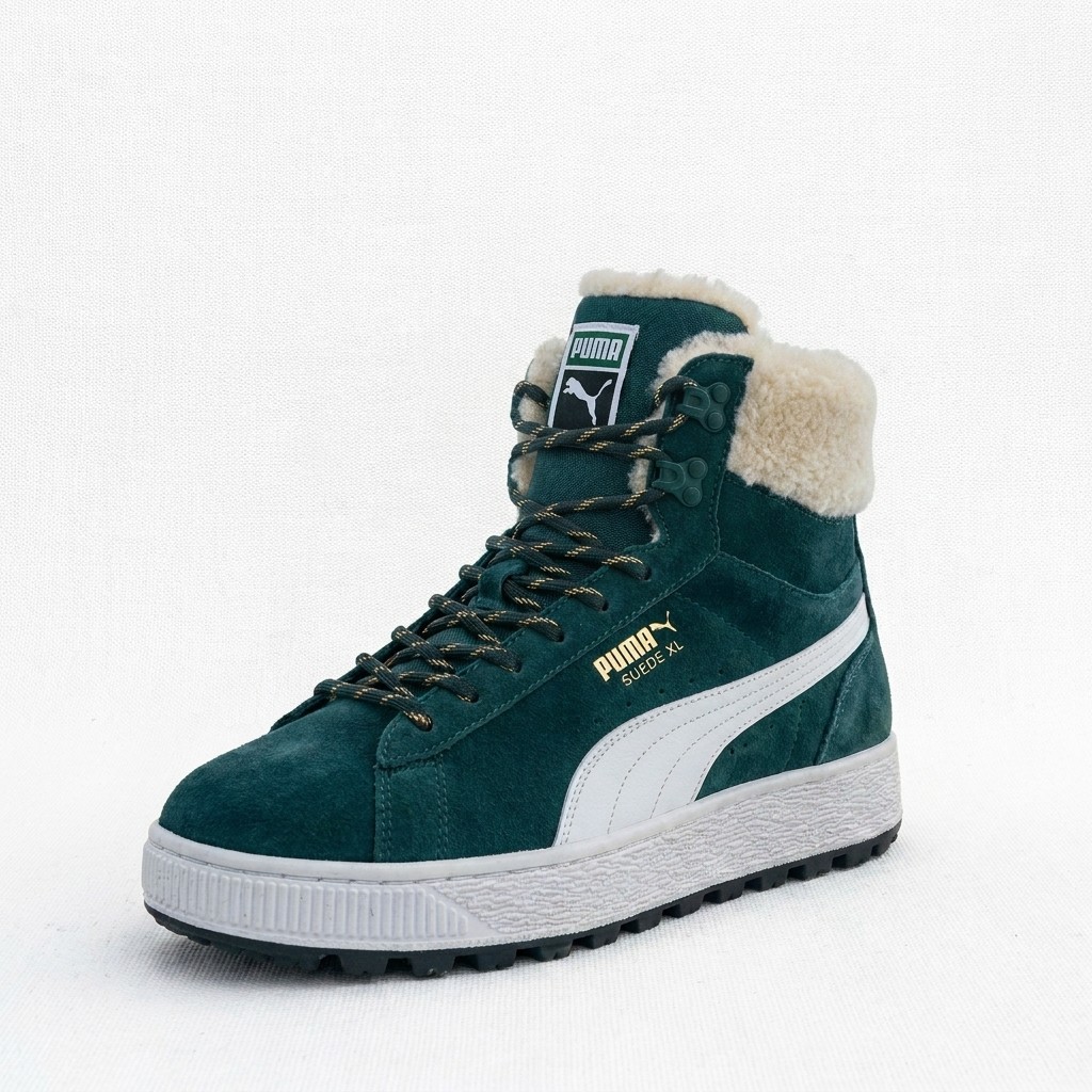 PUMA Suede XL winter sneaker with shearling collar