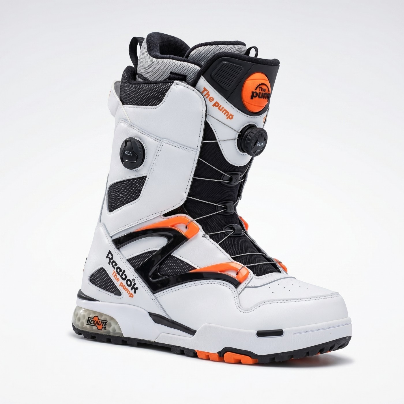 Reebok Pump snowboard boot with dual BOA
