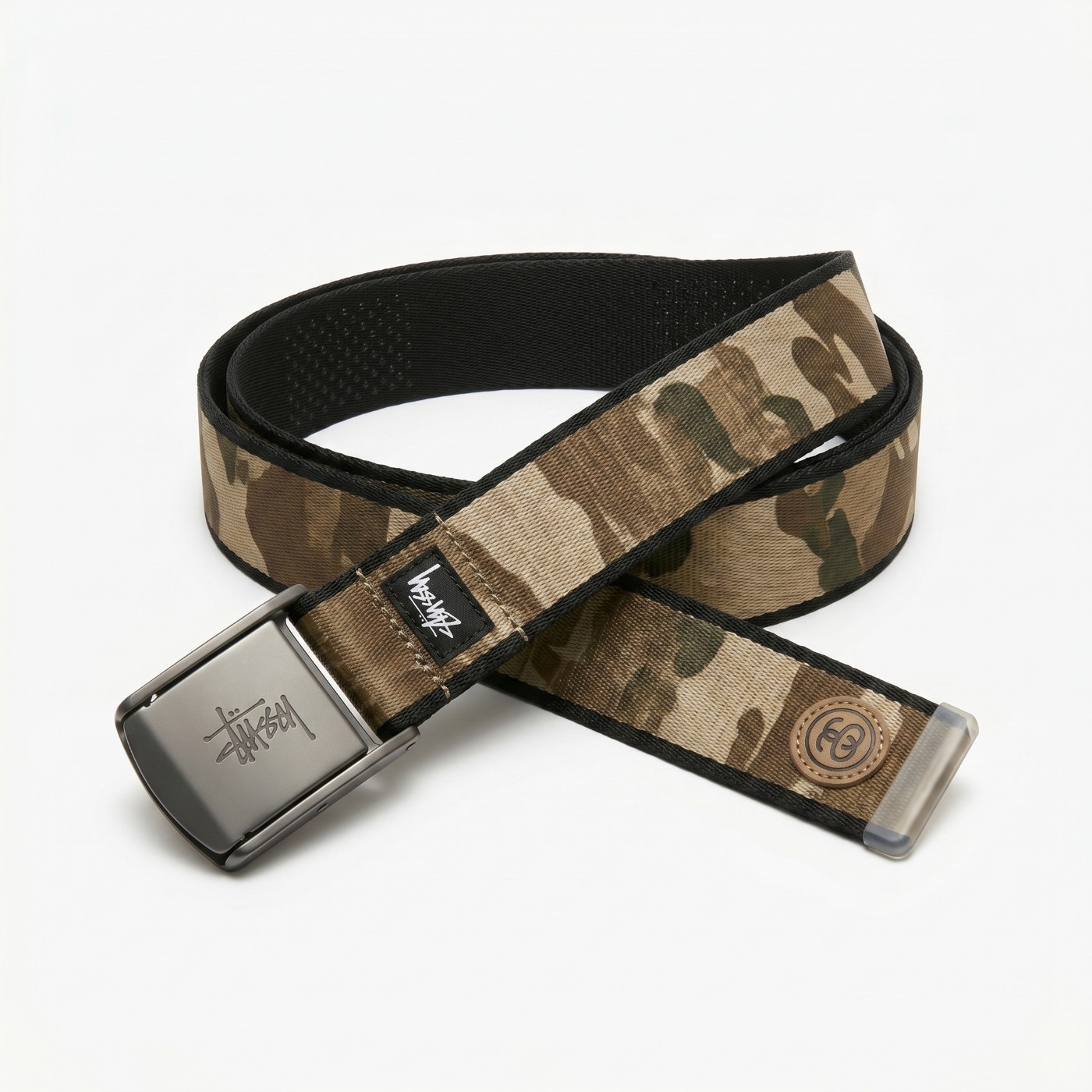 Stüssy camo webbing belt
