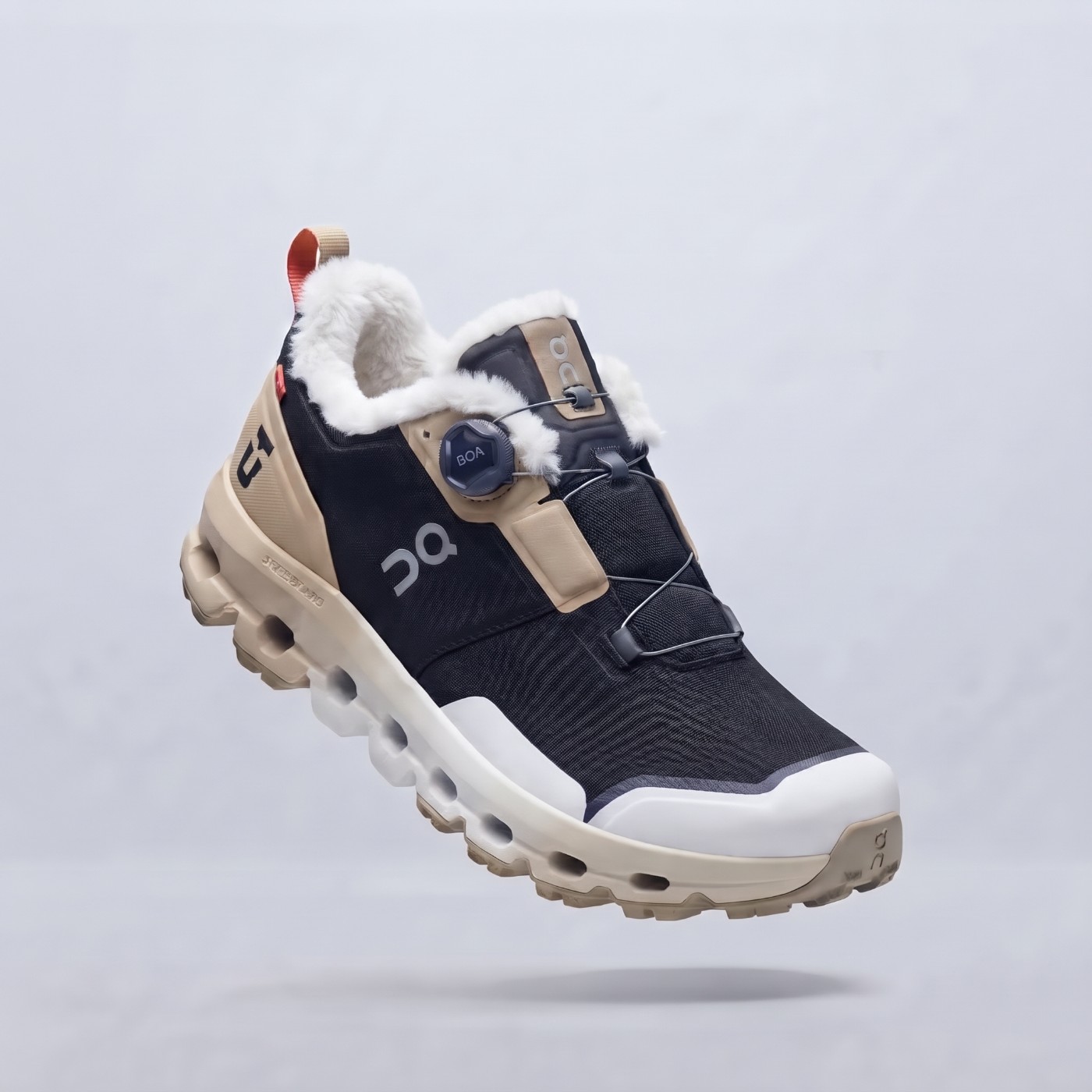 Union x On winter BOA sneaker with shearling collar