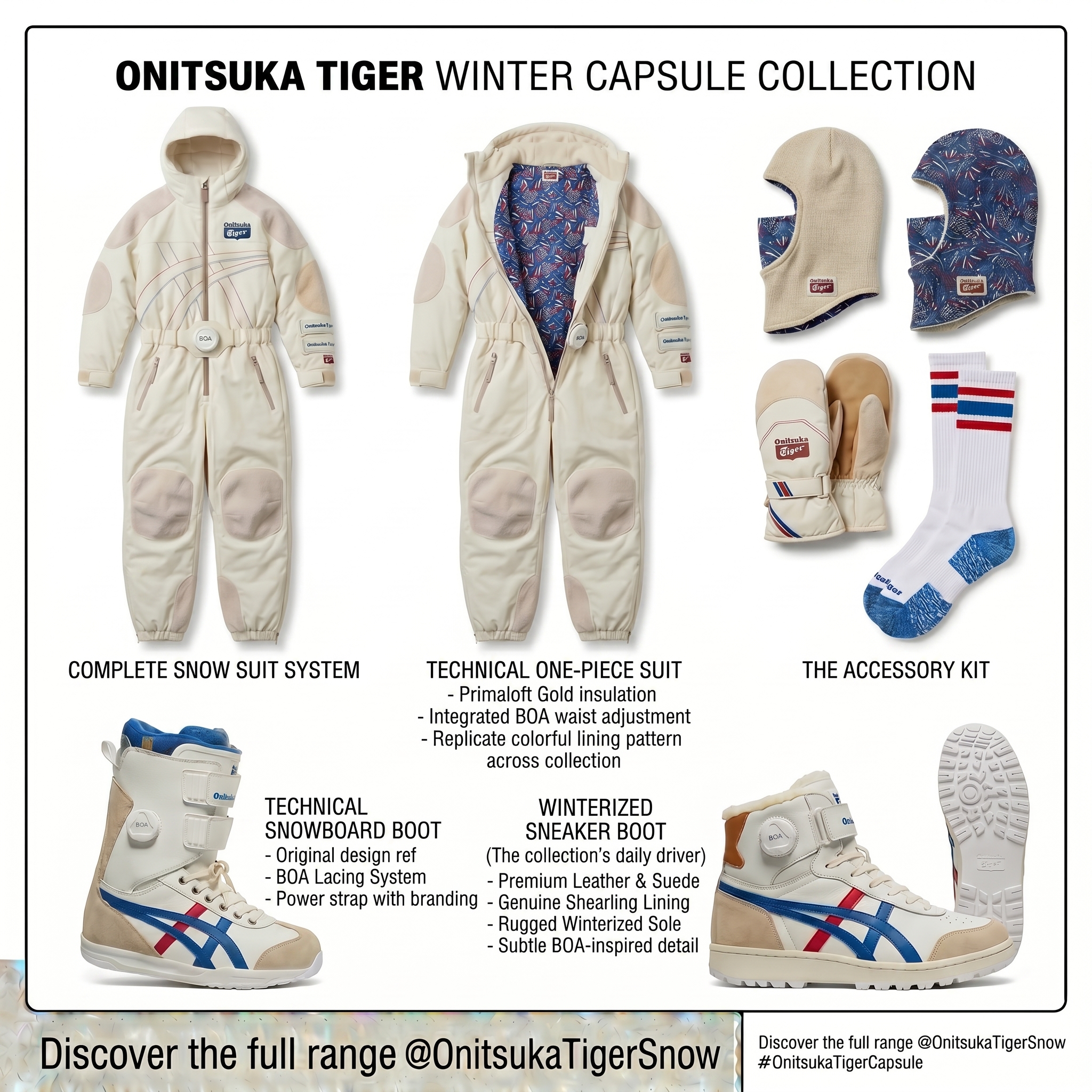 Onitsuka Tiger capsule sheet