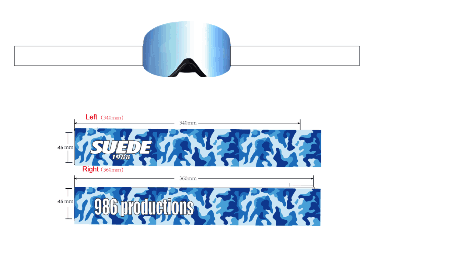 Goggle strap colourway 4