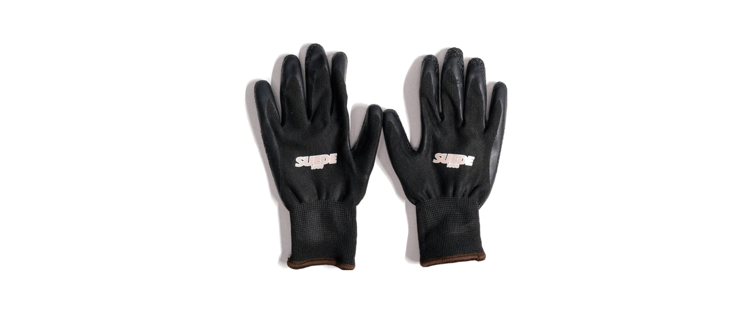 SUEDE1988 Rope Tow gloves, black with grip palms and logo