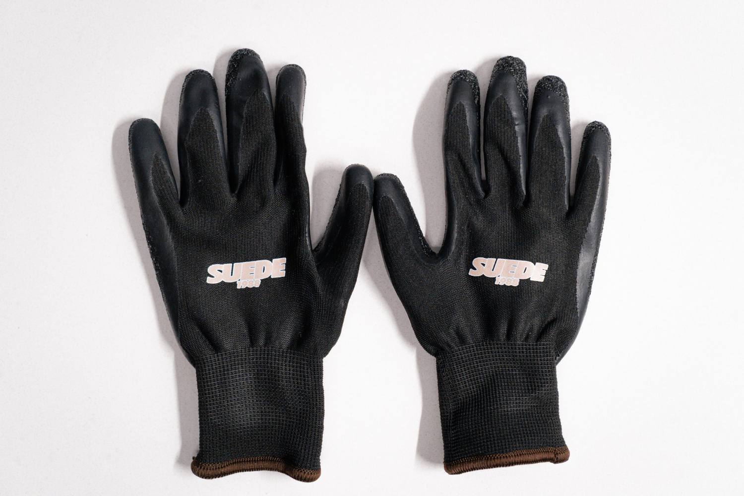Grip gloves, coated palm, SUEDE1988 wordmark