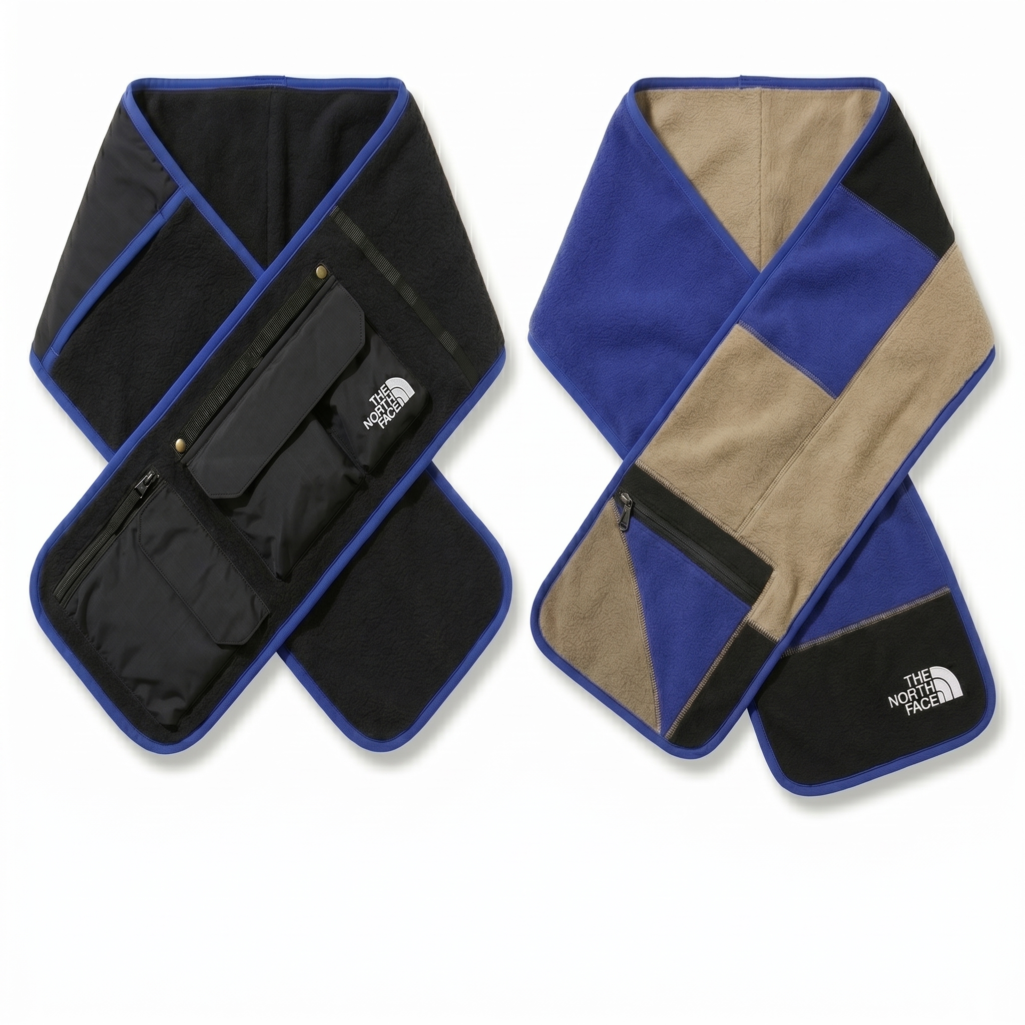 Clyffe fleece scarf, both sides