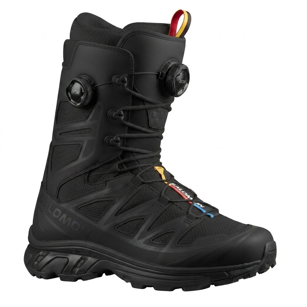 XT6 snow boot, black dual BOA