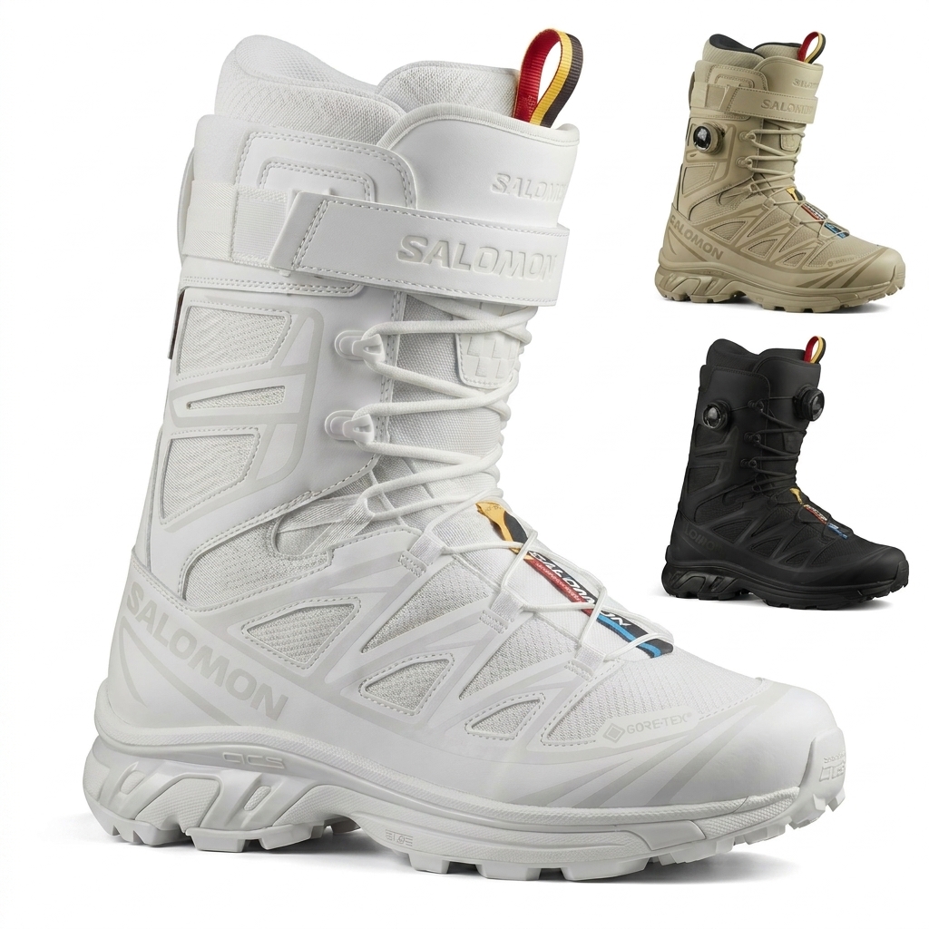 Boot in three colourways